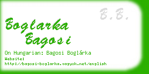 boglarka bagosi business card